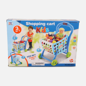 Toy Shopping Trolley Cart For Boys