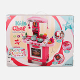 Kids Induction Kitchen Play Table With Lights