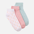 Ladies Casual Ankle Socks 3 Pairs