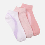 Ladies Casual Ankle Socks 3 Pairs