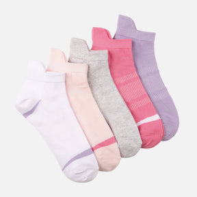 Ladies Casual Ankle Socks 5 Pairs
