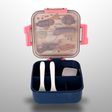 Plastic Steel Lunch Box 1100 Ml