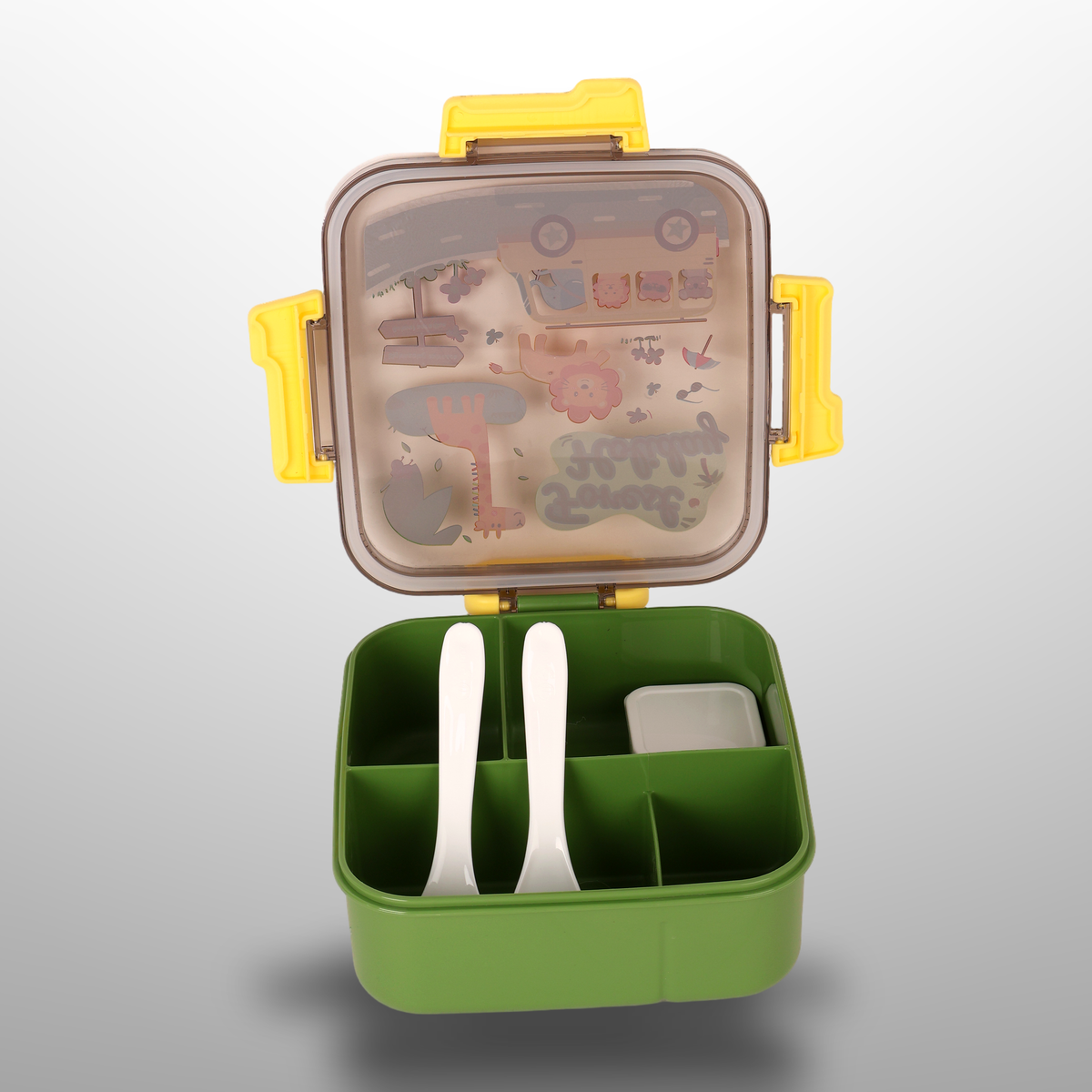 Plastic Steel Lunch Box 1100 Ml