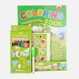Coloring Book & Pen Set