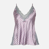 Ladies Aop Satin Pyjama Short Set