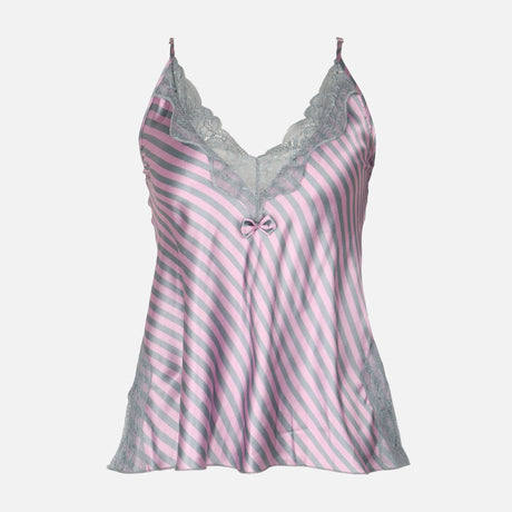 Ladies Aop Satin Pyjama Short Set