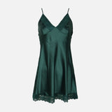 Ladies Satin Midi Night Gown And Robe Set