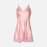 Ladies Satin Midi Night Gown And Robe Set