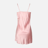 Ladies Satin Midi Night Gown And Robe Set