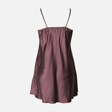Ladies Satin Midi Night Gown And Robe Set