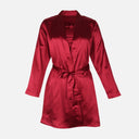 Ladies Satin Midi Night Gown And Robe Set