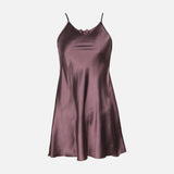 Ladies Satin Midi Night Gown And Robe Set