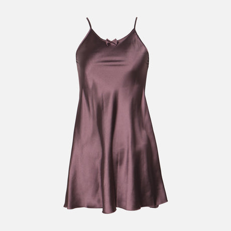 Ladies Satin Midi Night Gown And Robe Set