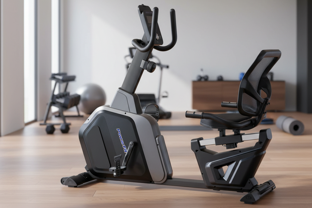 Recumbent Exercise Bike – Comfortable Home Fitness Cardio Machine