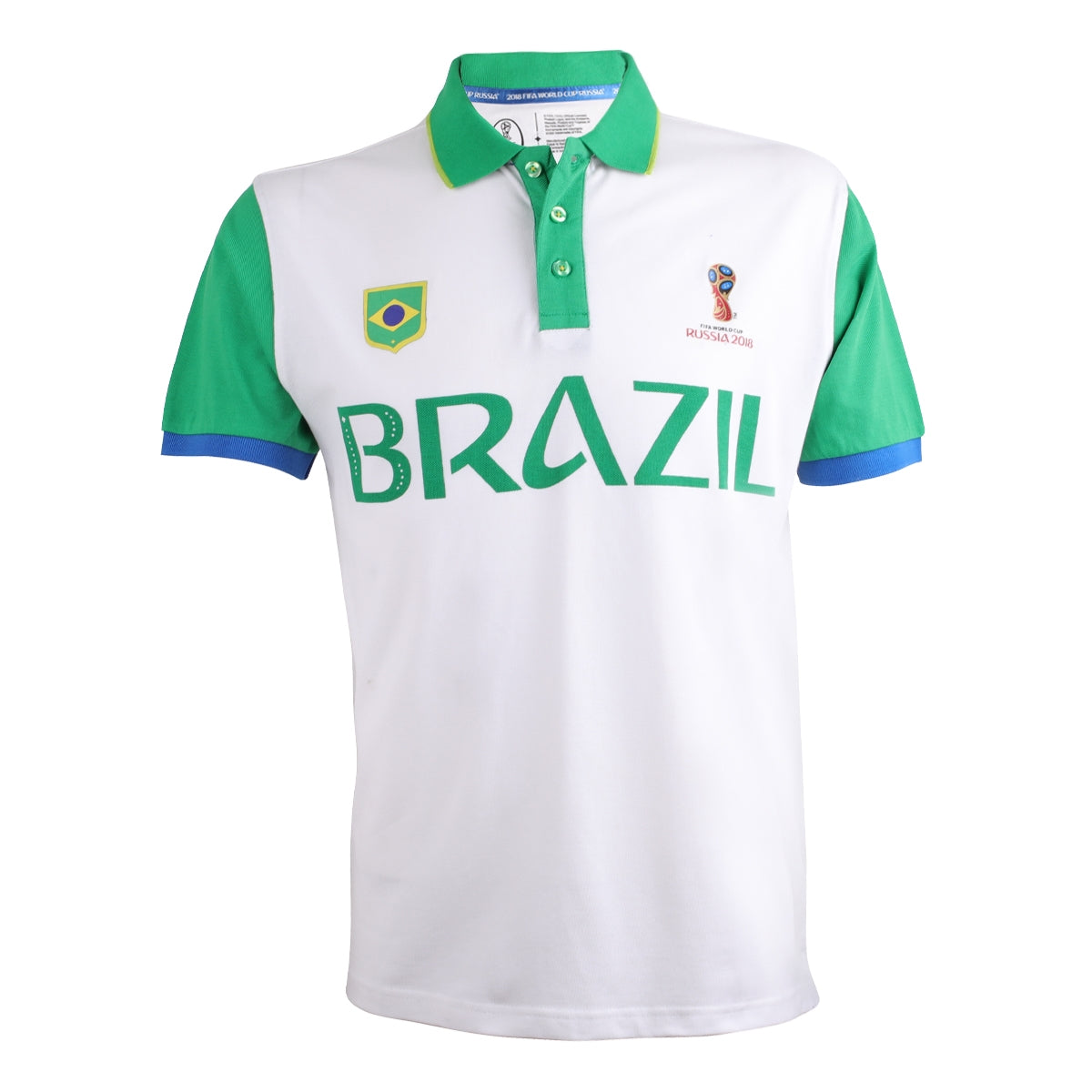 WORLD CUP RUSSIA 2018 BRAZIL POLO T.SHIRT