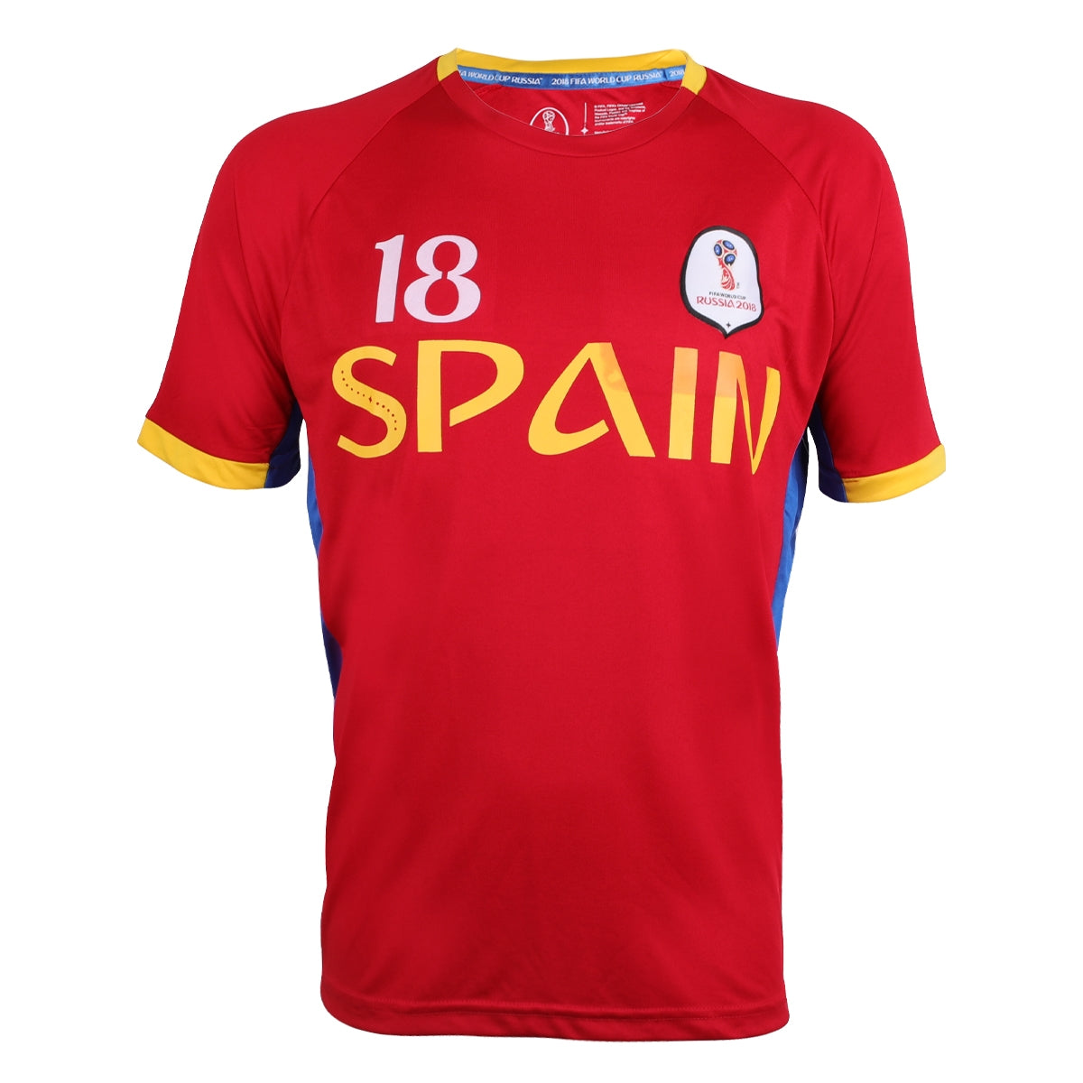 WORLD CUP RUSSIA 2018 SPAIN ROUND NECK T.SHIRT