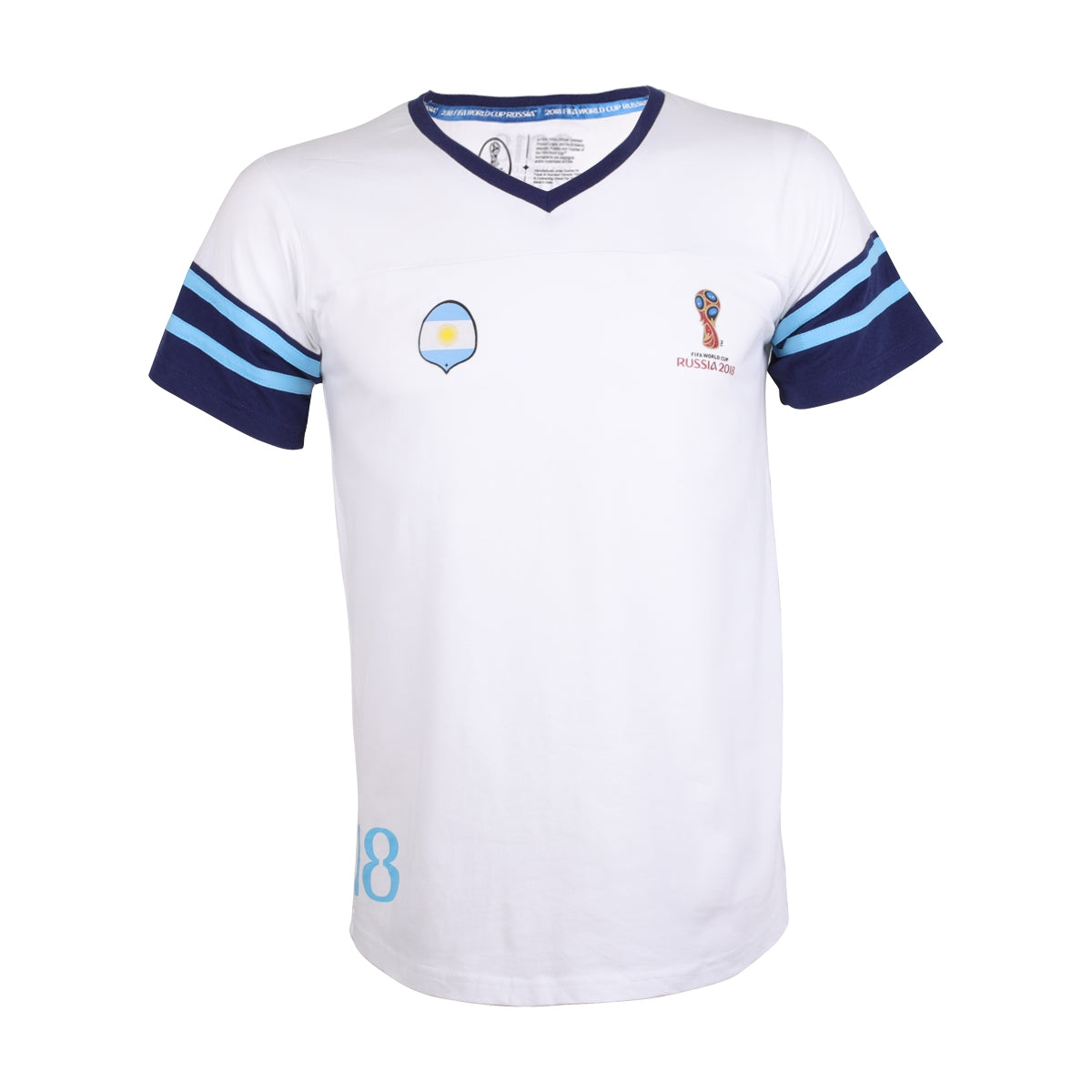 WORLD CUP RUSSIA 2018 ARGENTINA LADIES V.NECK T.SHIRT