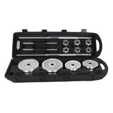 SET SILVER DUMBBELL SET 50KG