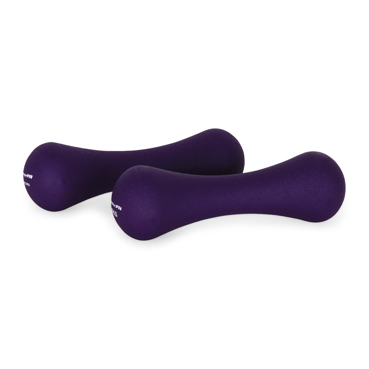 BONE SHAPE NEOPRENE DUMBBELL 2 PIECES -1.5 KG-PURPLE