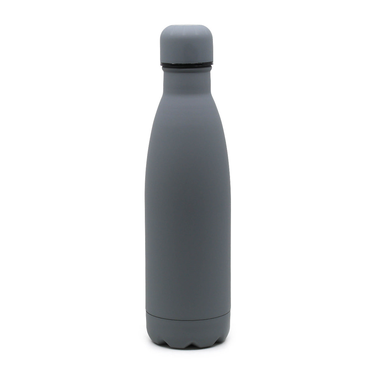 RUBBER PAINTED STEEL WATER-BOTTLE (SIZE-500 ML )