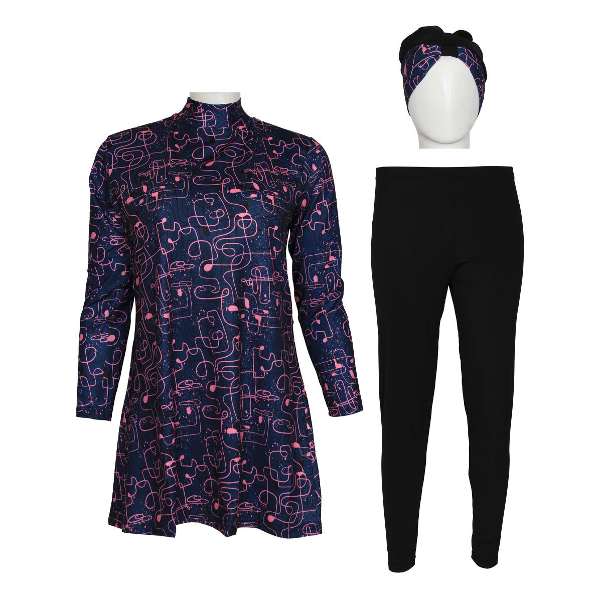 Ladies Islamic Swimming Pant+top Big Size
