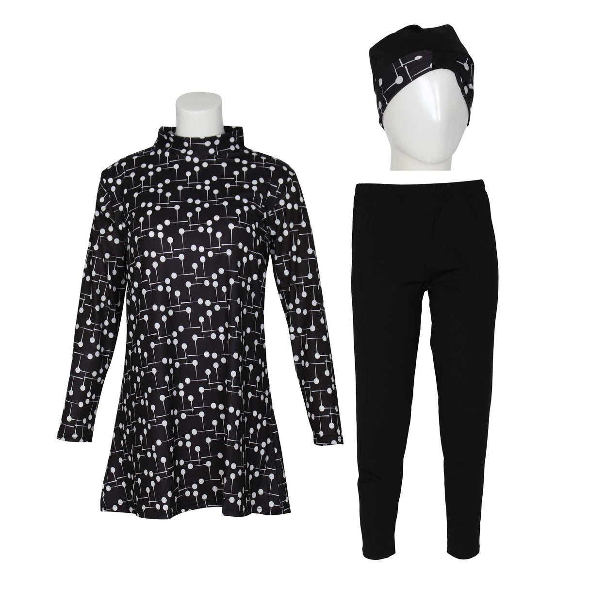 Ladies Islamic Swimming Pant+top Big Size 1730