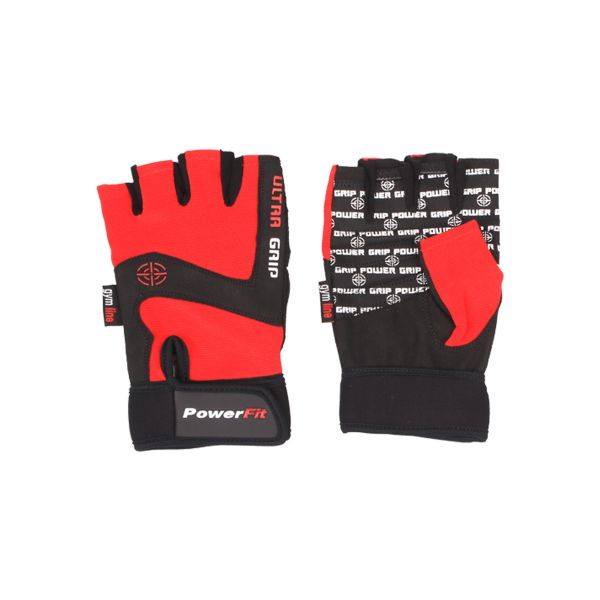 Power-Fit Men Weight Lifting Gloves 16-1567 2XL-Red