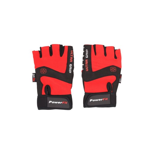 Power-Fit Men Weight Lifting Gloves 16-1567 XL-Red