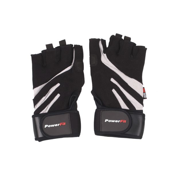 Power-Fit Men Weight Lifting Gloves 16-1078 2XL-Black