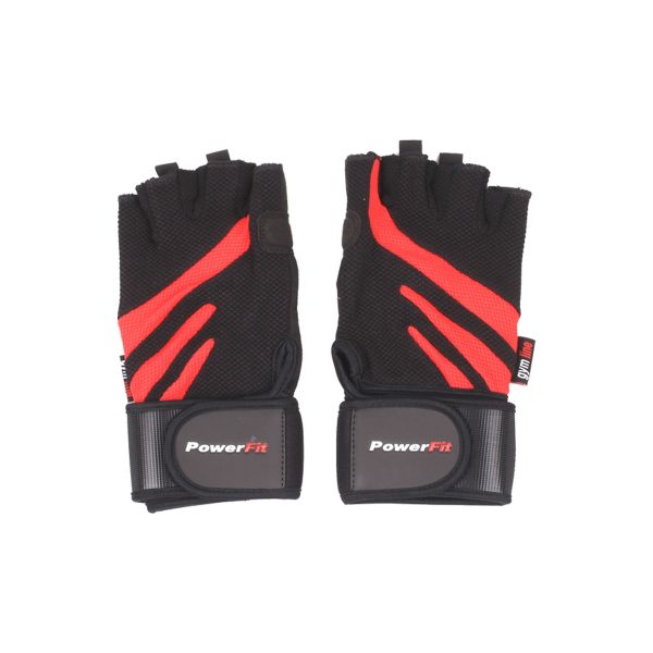 Power-Fit Men Weight Lifting Gloves 16-1078 XL-Red