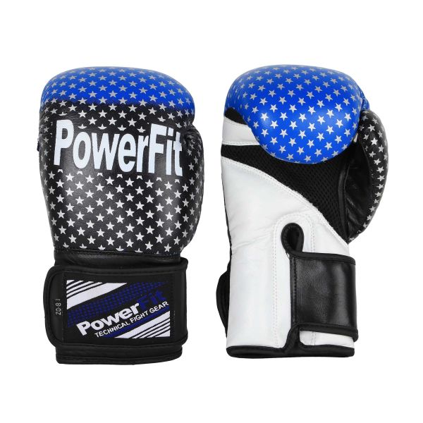 POWER FIT LEATHER BOXING GLOVES