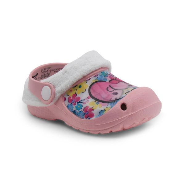 HELLO KITTY GIRLS FUR LINED 3D CLOGS