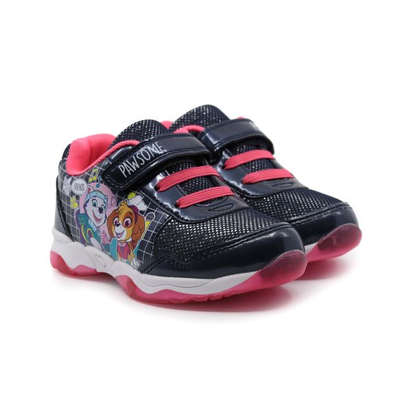 PAW PATROL GIRLS LIGHTING SHOE WITH TOUCH STRAP