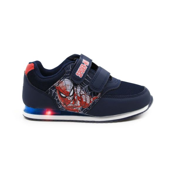 SPIDERMAN BOYS SNEAKERS LIGHTING SHOE WITH TOUCH STRAP