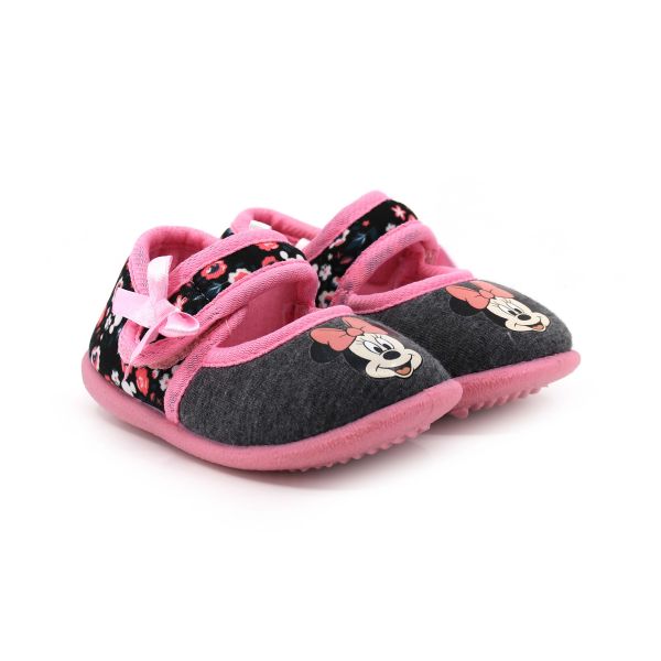 MINNIE MOUSE GIRLS SPONGE SHOE WITH TOUCH STRAP 