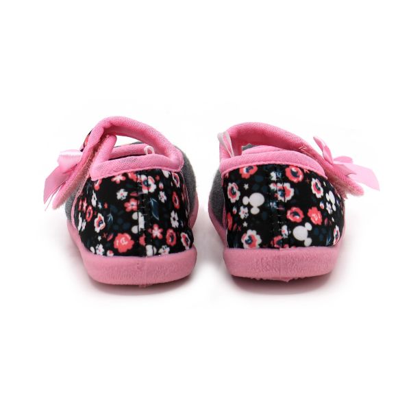 MINNIE MOUSE GIRLS SPONGE SHOE WITH TOUCH STRAP 