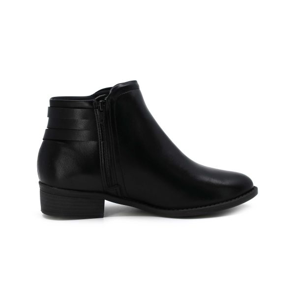 MODARE LADIES CASUAL LEATHER ANKLE BOOT WITH LOW HEELS