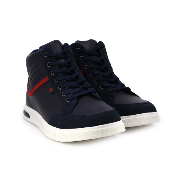 N MEN PU LEATHER CASUAL ANKLE LACE BOOT
