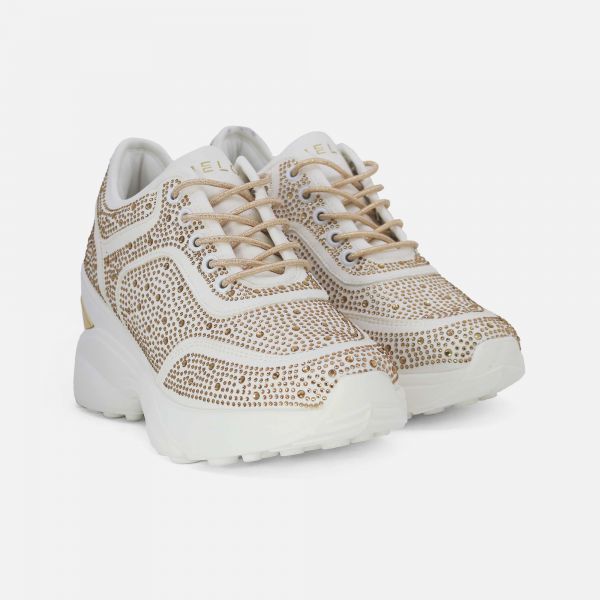 MELON LADIES TEXTILE EMBELLISHED SNEAKERS