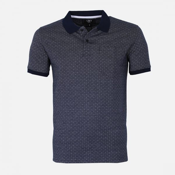 N MENS JACQUARD ALL-OVER PRINT POLO SHIRT (SHORT SLEEVE WITH POCKET)
