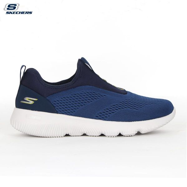 SKECHERS Men's Sports Shoes 55168-NVYL (Navy Blue) 
