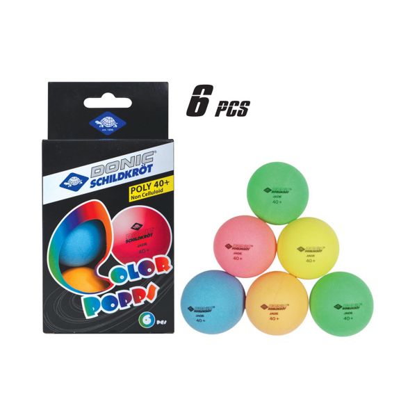 DONIC SCHILDKROT Table Tennis Balls MIX Color 