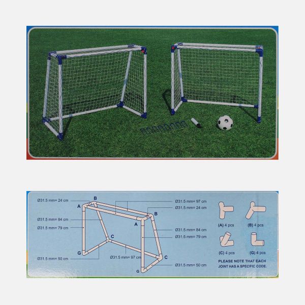 N OUTDOOR PLAY 2 PRO GOAL POST 