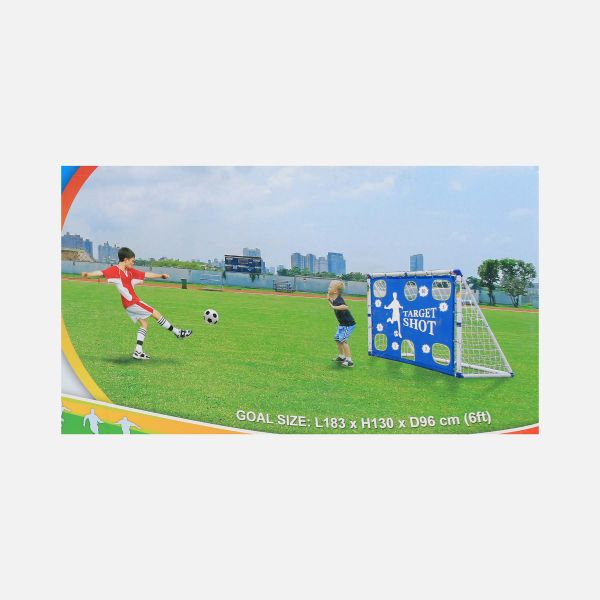 N OUTDOOR PLAY 2 IN 1 TRGET SHOT GOAL 6 FIT ONE PIECE 