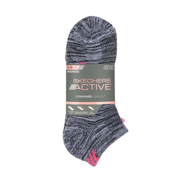 arithmetic assign Or later SKECHERS LADIES SOCKS 3 PAIRS LOWCUT S108629-016