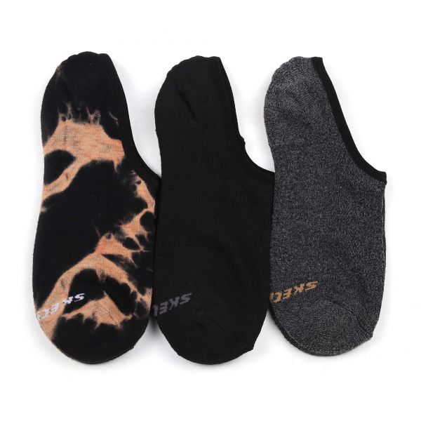 SKECHERS MEN SOCKS 3 PAIRS INVISIBLE FREE SIZE