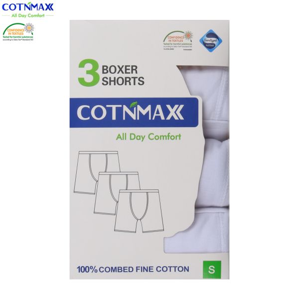 COTTON MAX MENS BOXER 3PCS NSP004