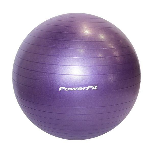 Power-Fit Anti-Burst GYM Ball With Foot Pump QJ-BALL004 75CM-Purple