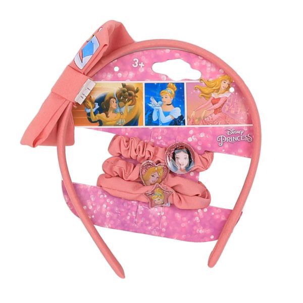 Disney Princess Hair Band with Elastic Band TGR-PR-05  (Pink)