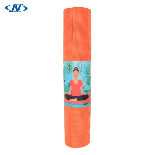 N PVC YOGA MAT JY-YM602 (Orange -173*61*0.6 cm)